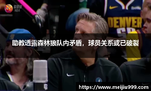 助教透露森林狼队内矛盾，球员关系或已破裂